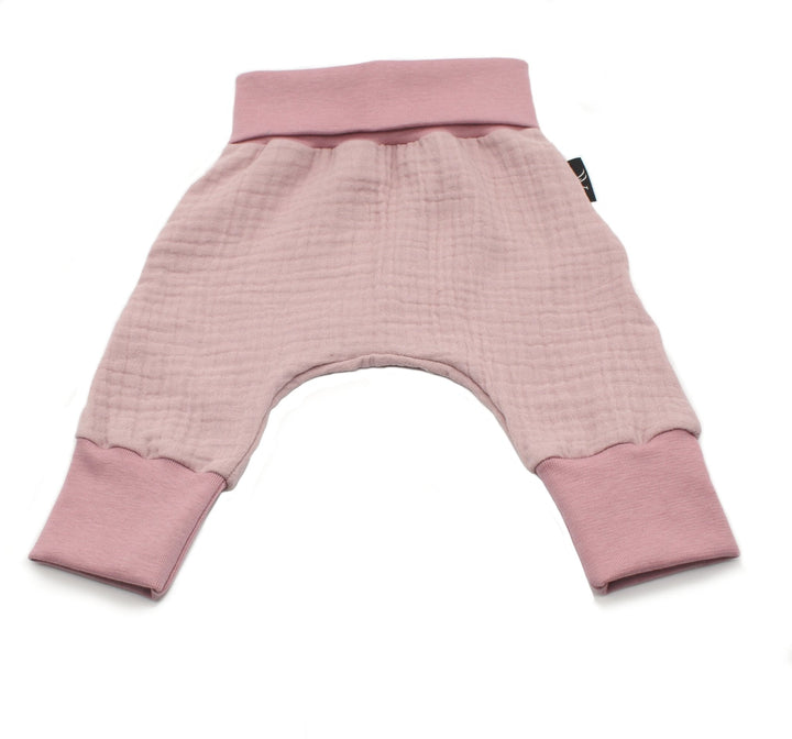 Muslin Baggy Pants - Pink 0 - 1 Year - AnnaKarinna