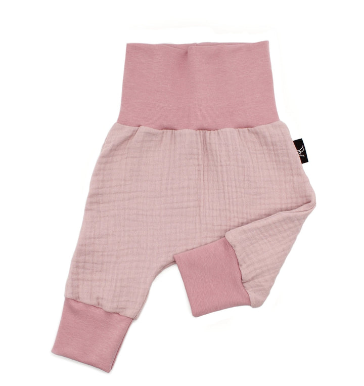 Muslin Baggy Pants - Pink 0 - 1 Year - AnnaKarinna