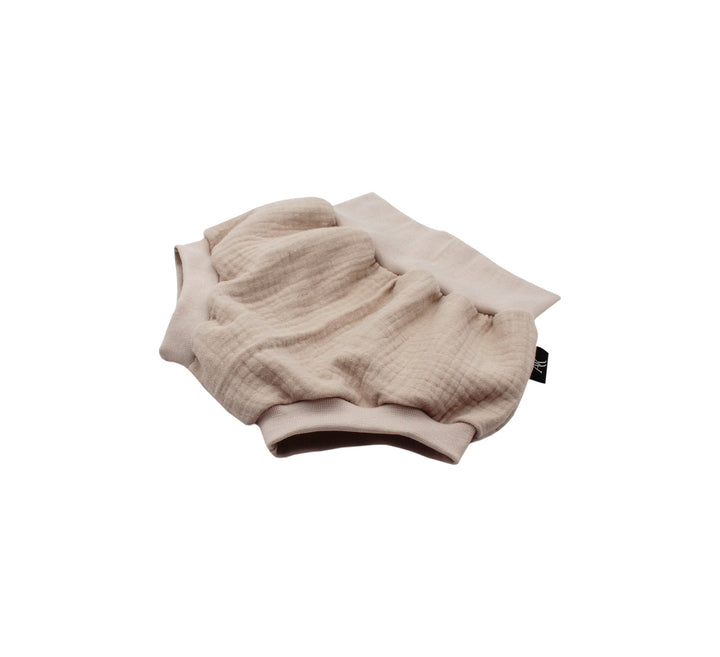 Muslin Pump shorts - Beige 0 - 1 Year - AnnaKarinna