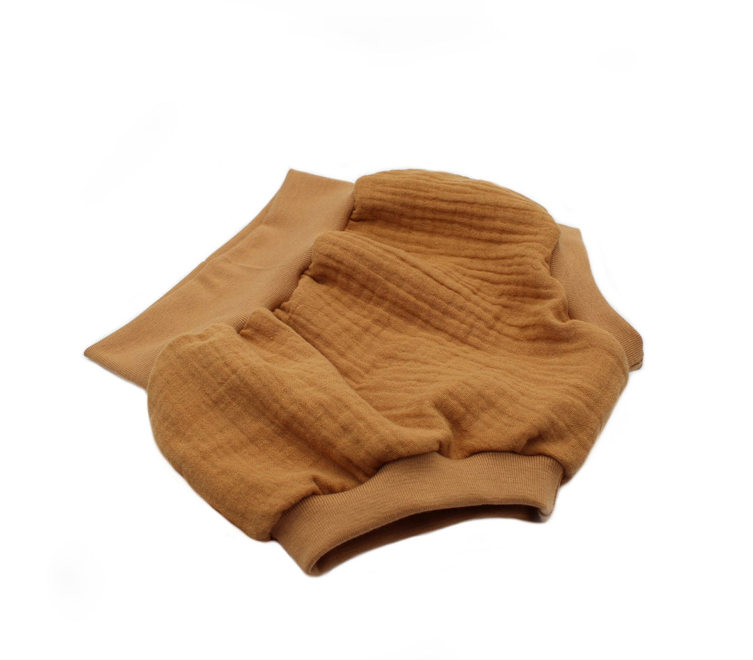 Muslin Pump shorts - Camel 0 - 1 Year - AnnaKarinna