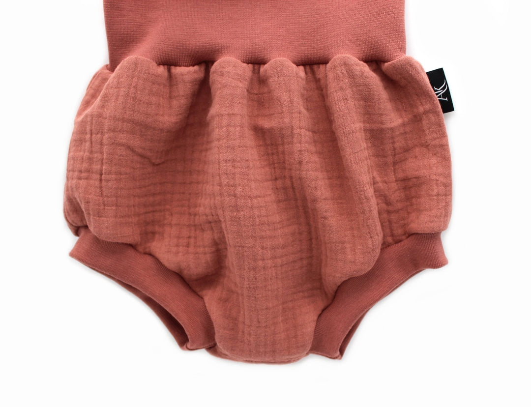 Muslin Pump shorts - Clay Pink 0 - 1 Year - AnnaKarinna