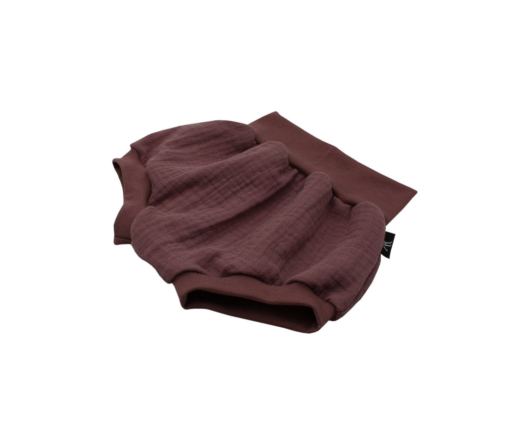 Muslin Pump shorts - Old Mauve 0 - 1 Year - AnnaKarinna