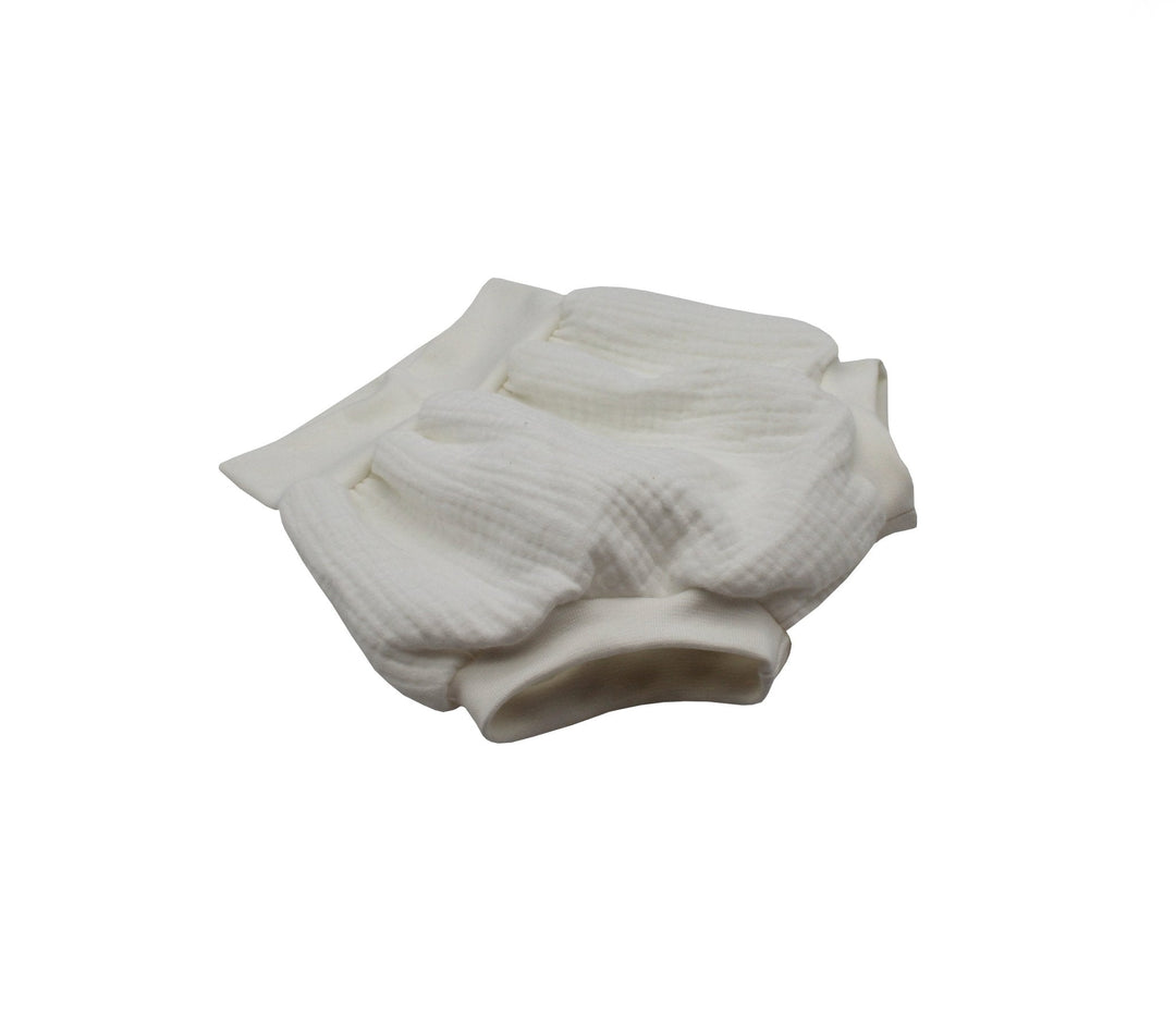 Muslin Pump shorts - White 0 - 1 Year - AnnaKarinna