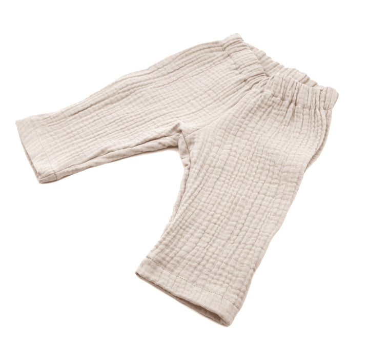 Muslin Summer Pants - Beige 0 - 1 Year - AnnaKarinna