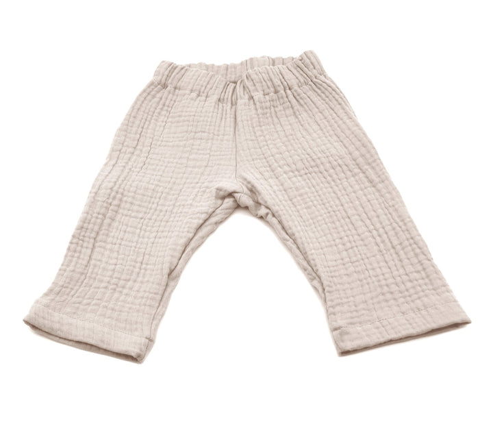 Muslin Summer Pants - Beige NB - AnnaKarinna