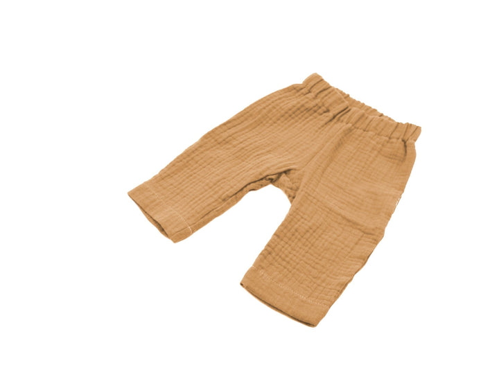 Muslin Summer Pants - Camel 0 - 1 Year - AnnaKarinna