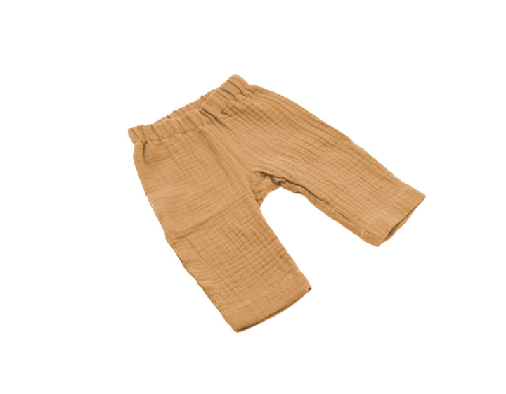 Muslin Summer Pants - Camel 0 - 1 Year - AnnaKarinna