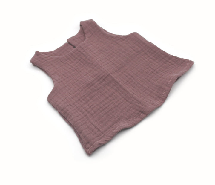 Muslin Summer Top and Pants - Old Mauve 0 - 1 Year - AnnaKarinna