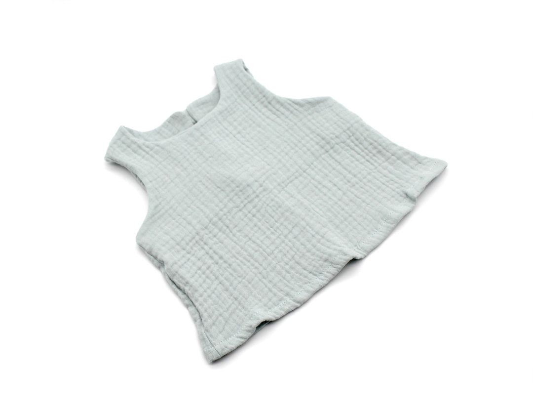 Muslin Summer Top and Pants - Sea Green 0 - 1 Year - AnnaKarinna