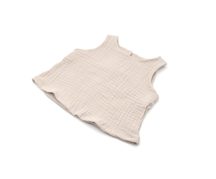 Muslin Summer Top and Shorts - Beige 0 - 1 Year - AnnaKarinna