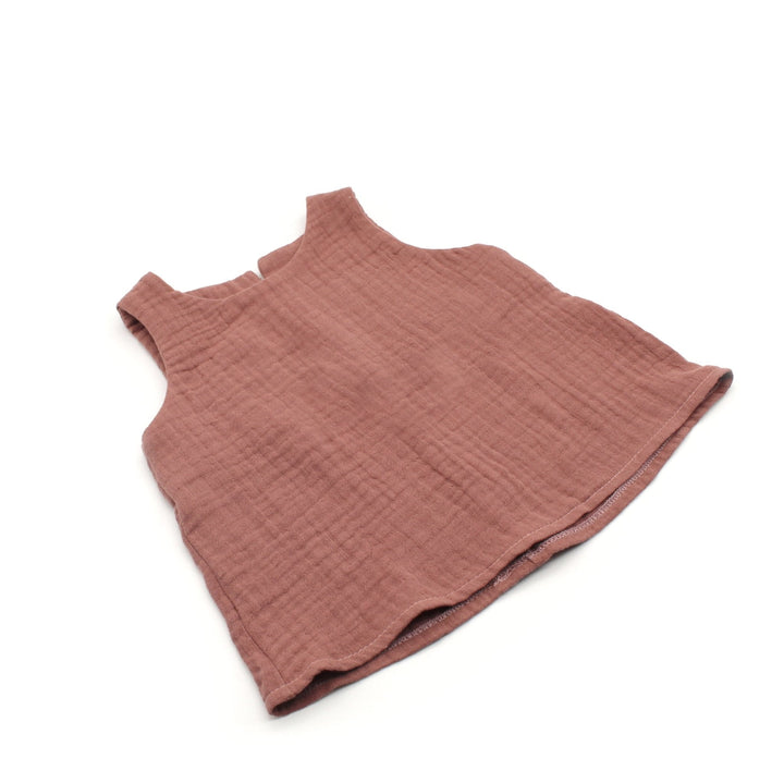 Muslin Summer Top - Clay Pink 0 - 1 Year - AnnaKarinna