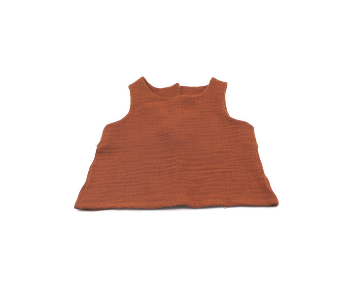 Muslin Summer Top - Cognac 0 - 1 Year - AnnaKarinna