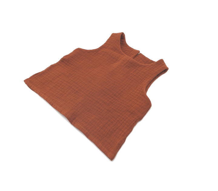 Muslin Summer Top - Cognac 0 - 1 Year - AnnaKarinna