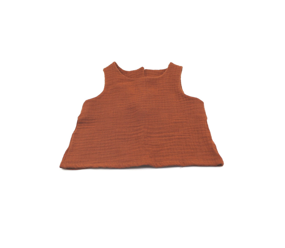 Muslin Summer Top - Cognac 4 - 6 Years - AnnaKarinna