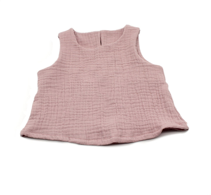 Muslin Summer Top - Pink 0 - 1 Year - AnnaKarinna