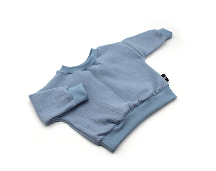 Muslin Sweater - Baby Blue 4 - 6 Years - AnnaKarinna