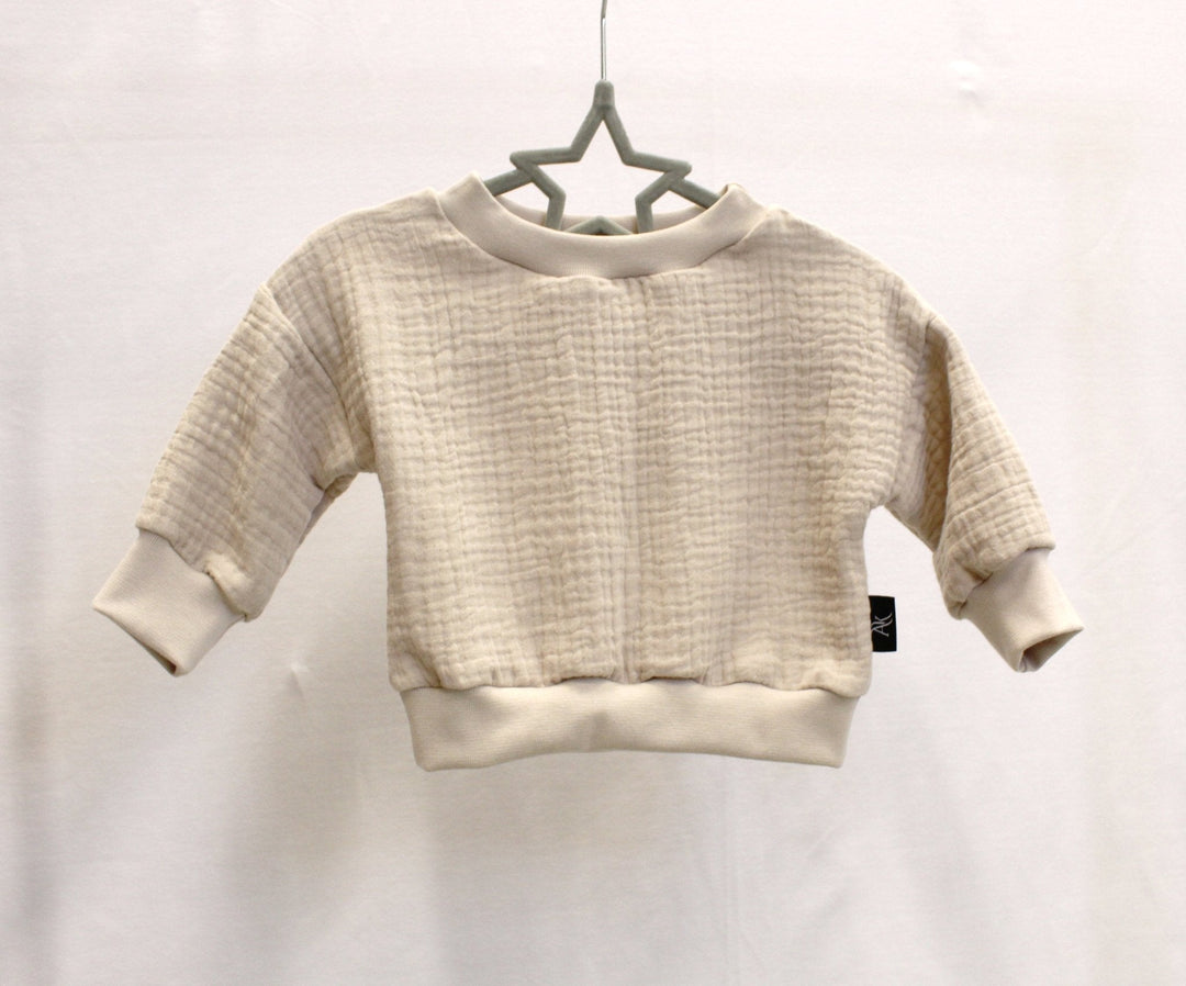 Muslin Sweater - Beige 0 - 1 Year - AnnaKarinna