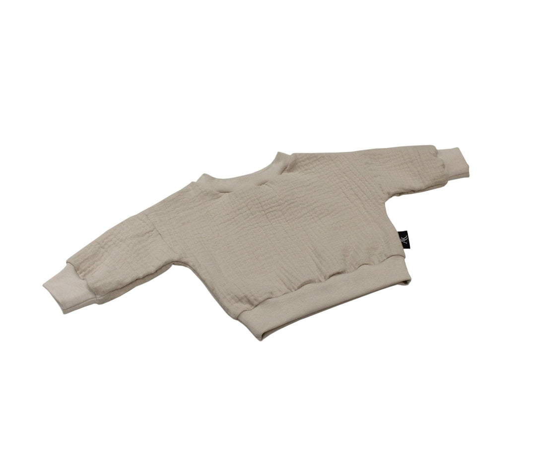 Muslin Sweater - Beige 0 - 1 Year - AnnaKarinna