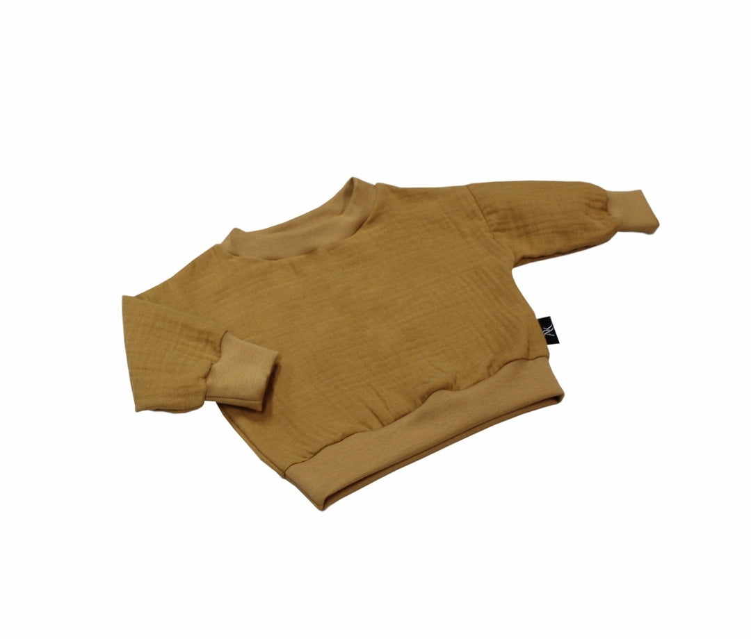 Muslin Sweater - Camel 0 - 1 Year - AnnaKarinna