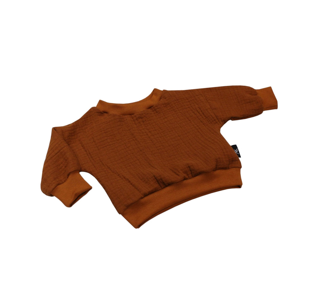 Muslin Sweater - Cognac 1 - 3 Years - AnnaKarinna