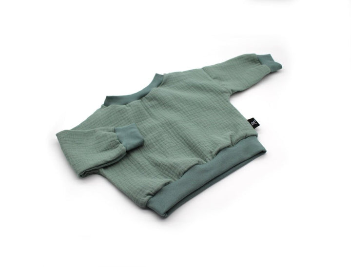 Muslin Sweater - Green 1 - 3 Years - AnnaKarinna