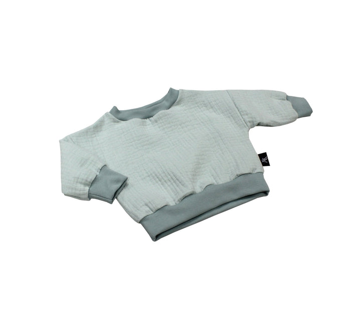 Muslin Sweater - Sea Green NB - AnnaKarinna