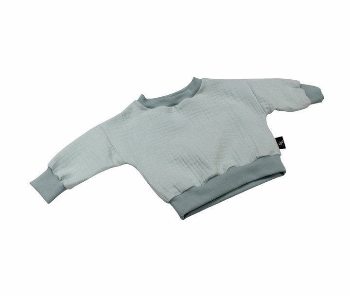 Muslin Sweater - Sea Green NB - AnnaKarinna