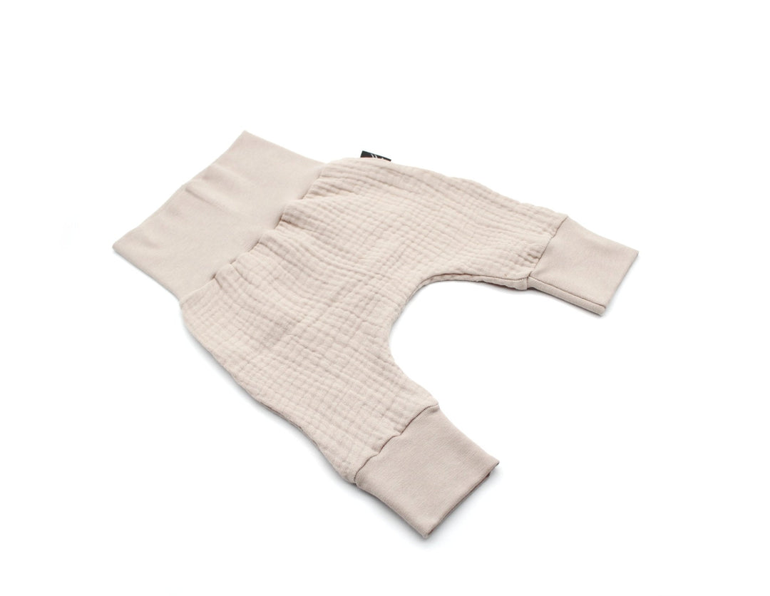 Muslin Top and Baggy Pants Set - Beige 4 - 6 Years - AnnaKarinna