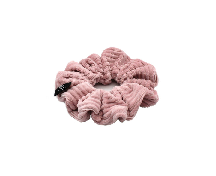 Nude pink Rib cotton Scrunchie - AnnaKarinna