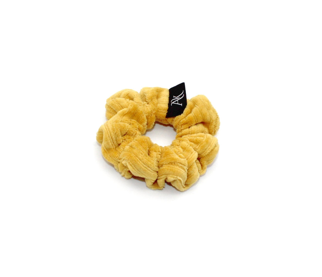 Ocher Rib cotton Scrunchie - AnnaKarinna