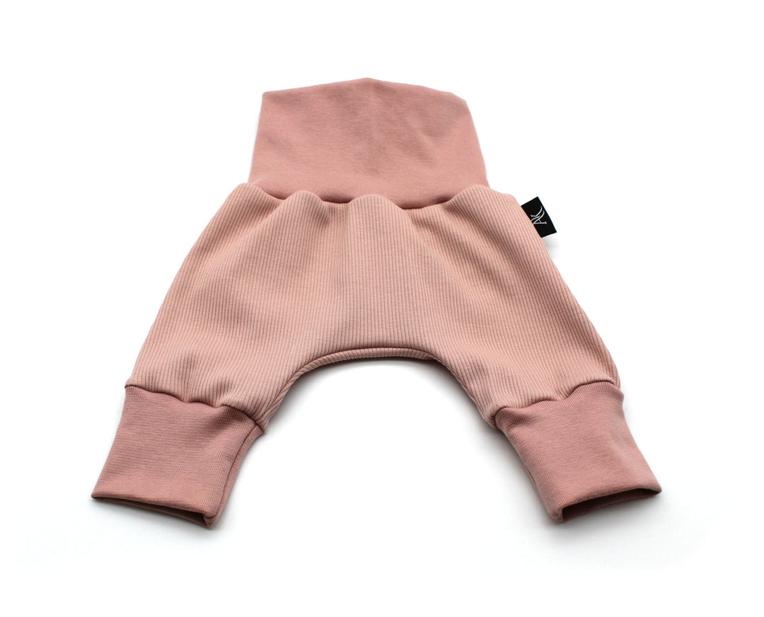 Pink Baggy Rib Cotton Pants NB - AnnaKarinna