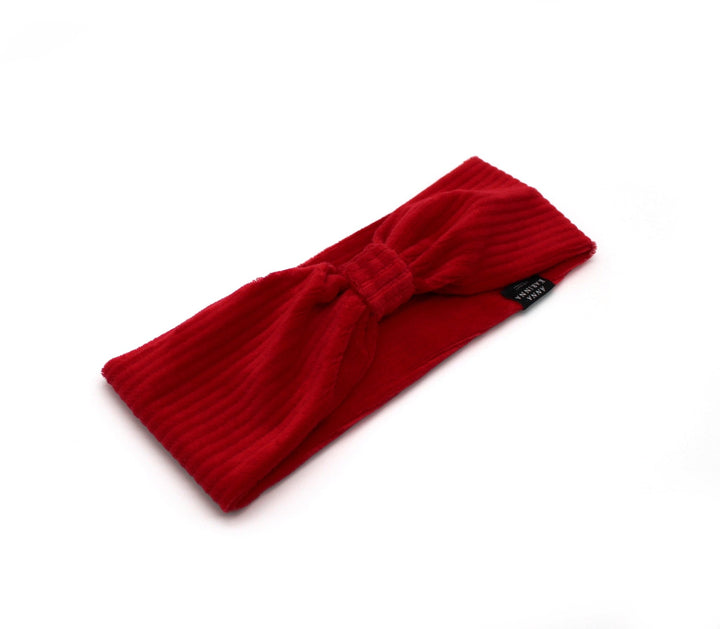 Red Turban Baby Headband - AnnaKarinna