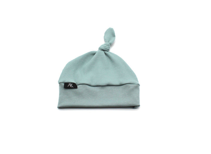 Rib Cotton Beanie - Sea Green - AnnaKarinna