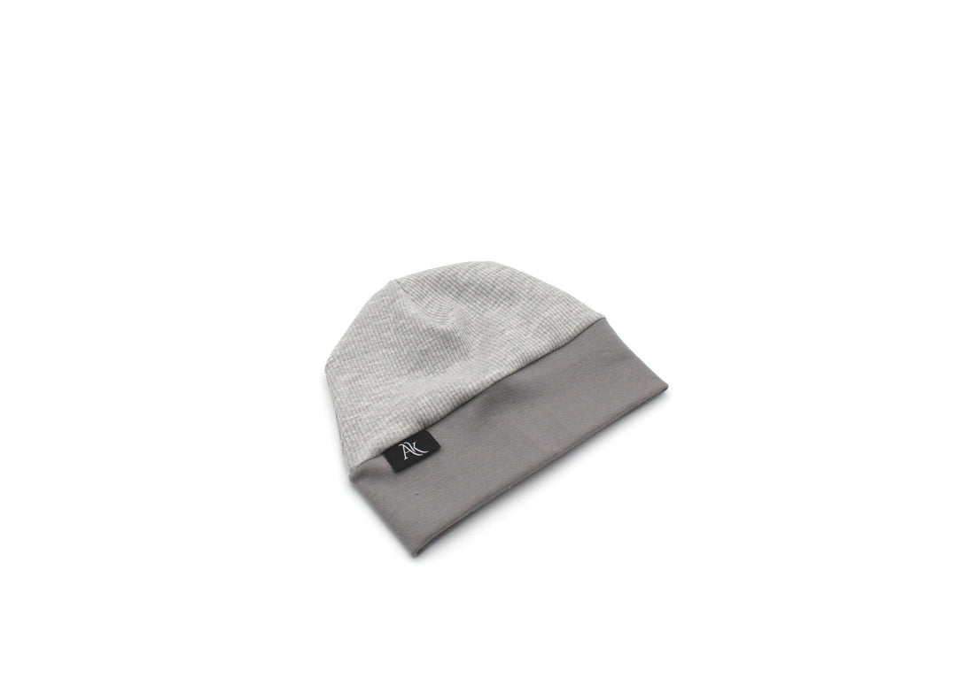 Rib Cotton Hat - Gray Melage - AnnaKarinna