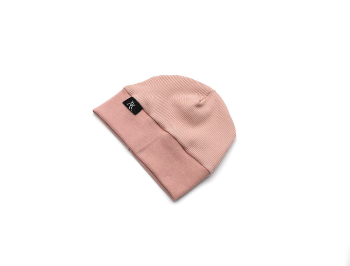 Rib Cotton Hat - Pink - AnnaKarinna