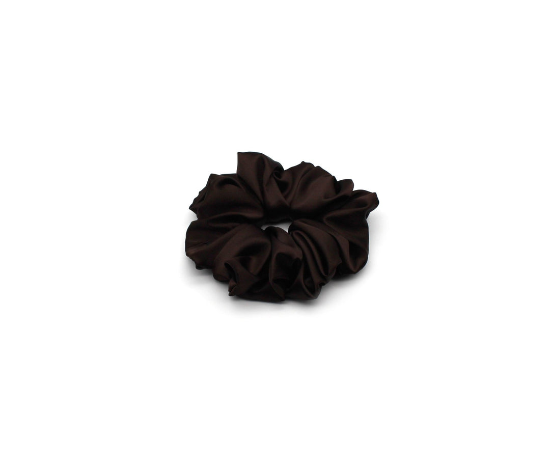 Satin XL, Medium, Small Brown scrunchie - AnnaKarinna