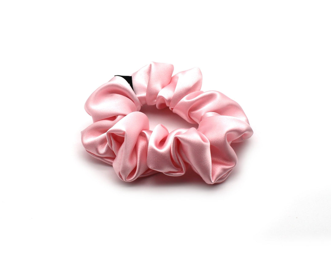 Satin XL, Medium, Small Light Pink scrunchie - AnnaKarinna