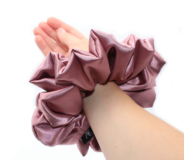 Satin XL, Medium, Small OLd Mauve scrunchie - AnnaKarinna