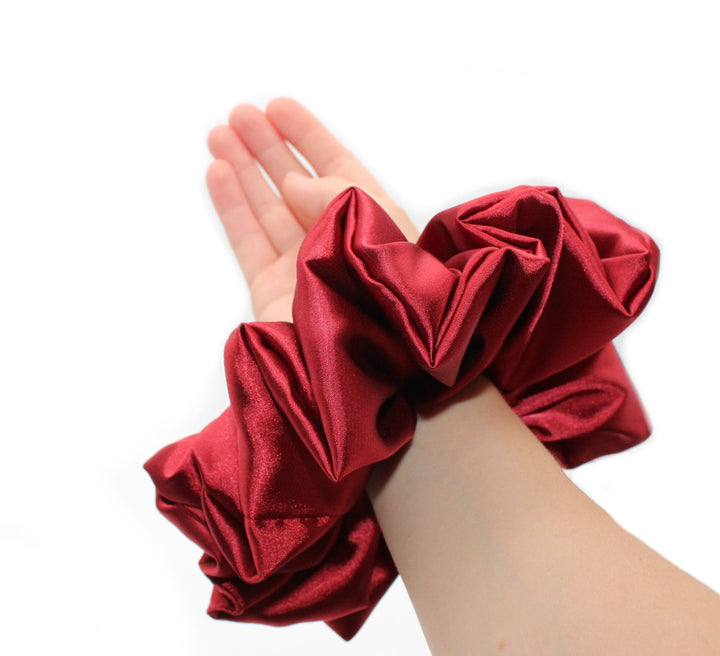 Satin XL, Medium, Small Red scrunchie - AnnaKarinna