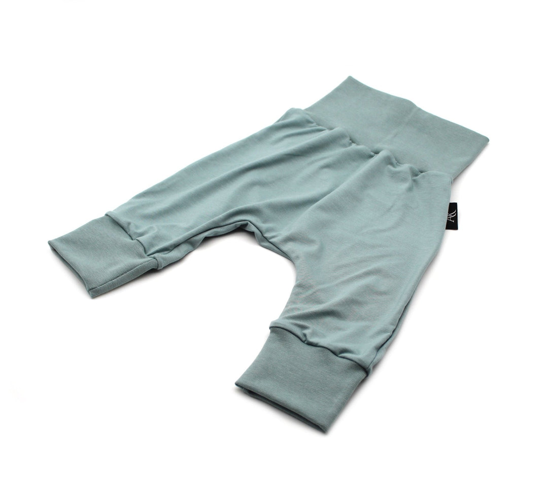 Sea Green Bamboo Baggy Pants - NB - AnnaKarinna