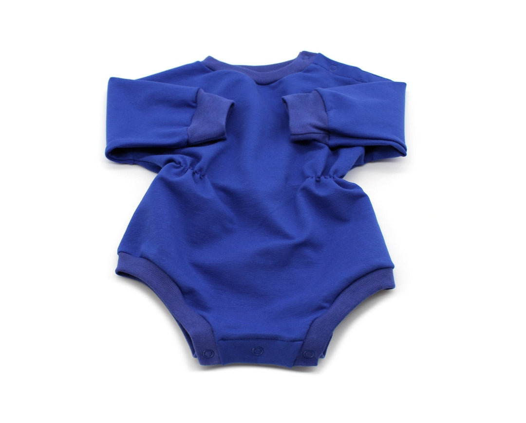 Sweater baby girl romper Cobalt 0 - 1 Years - AnnaKarinna