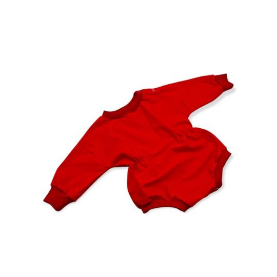Sweater Romper Baby Girl - Red Color 0 - 1 Year - AnnaKarinna