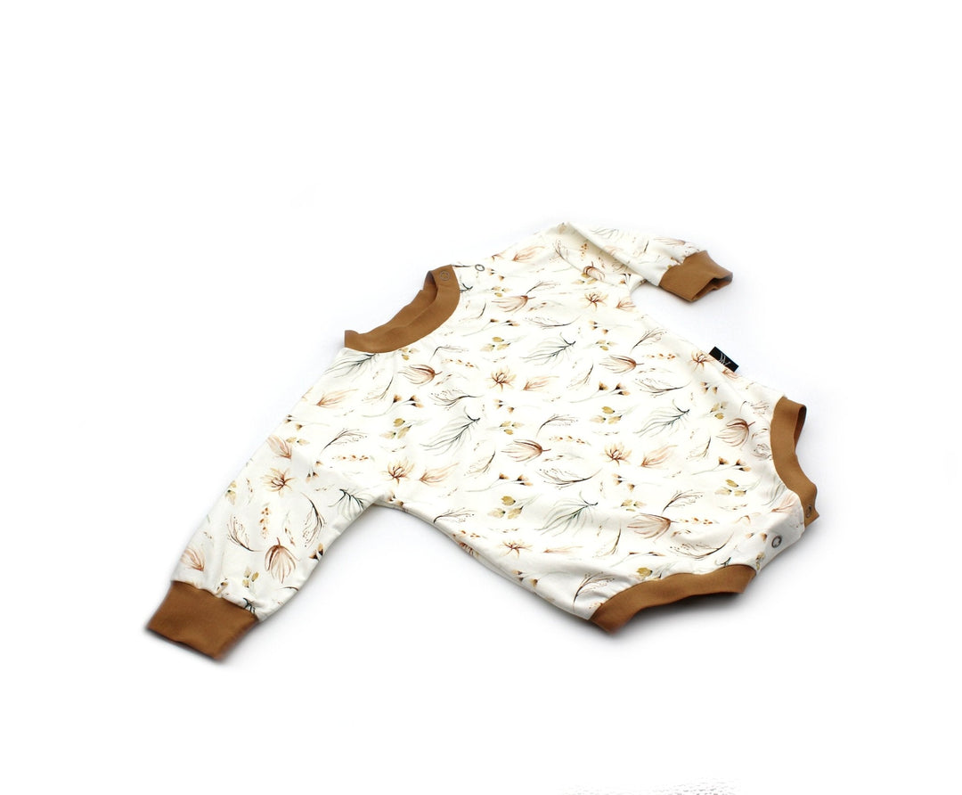 Sweater Romper - Boho Bohemian Floral 1 - 3 Years - AnnaKarinna