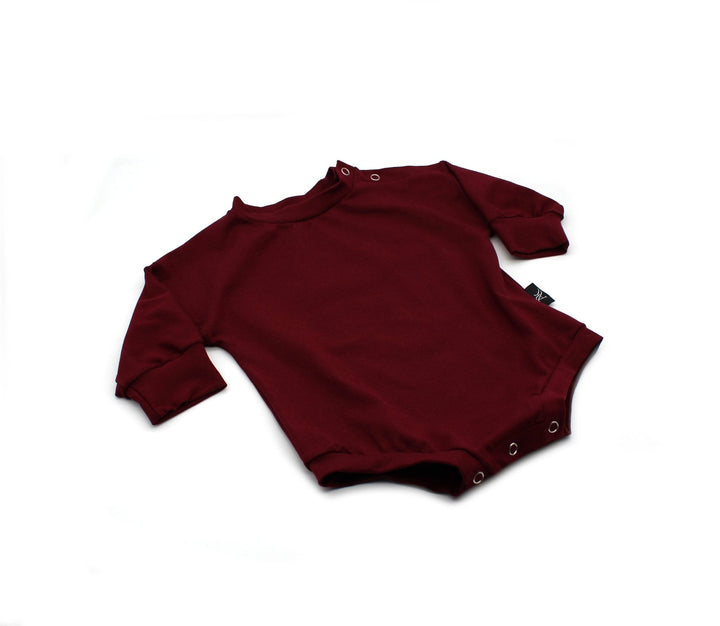Sweater romper - Bordeaux color 1 - 3 Years - AnnaKarinna