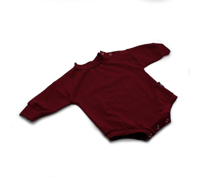 Sweater romper - Bordeaux color 1 - 3 Years - AnnaKarinna