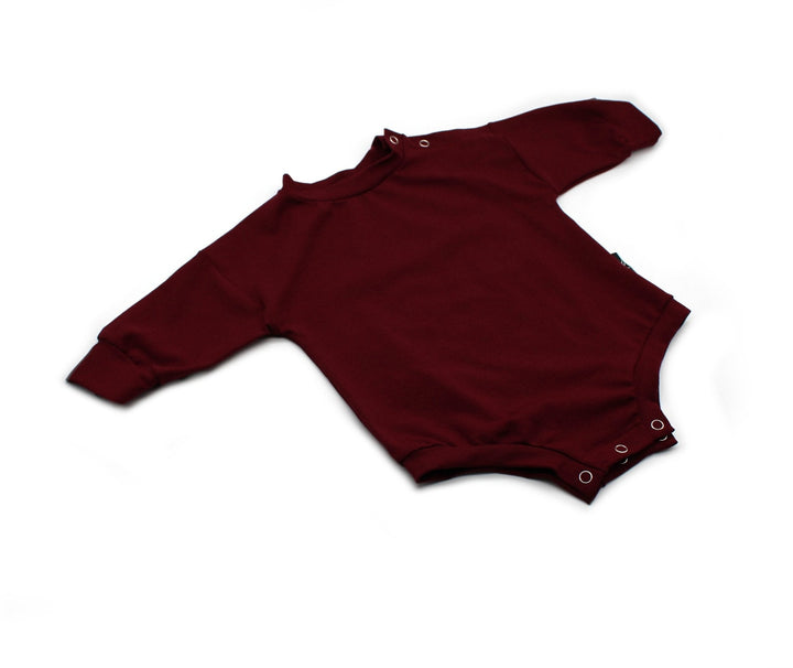 Sweater romper - Bordeaux color 1 - 3 Years - AnnaKarinna