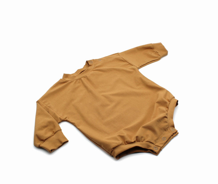 Sweater Romper - Camel Color 0 - 1 Year - AnnaKarinna