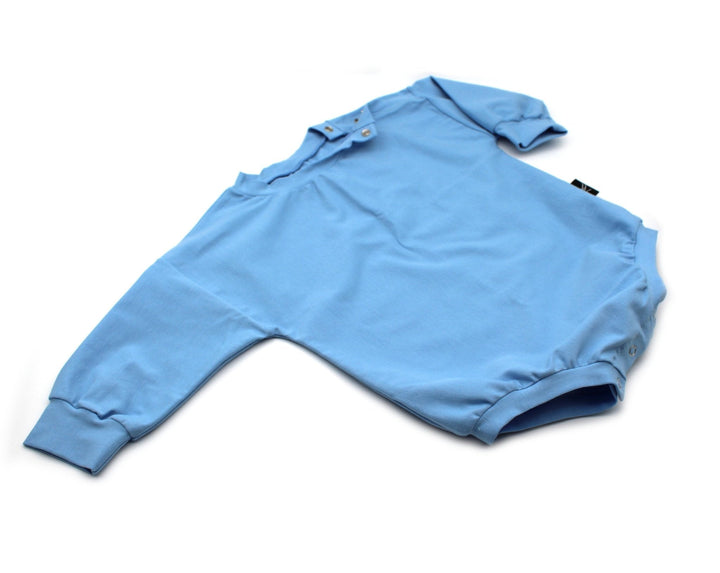 Sweater romper - Light Blue color 0 - 1 Year - AnnaKarinna