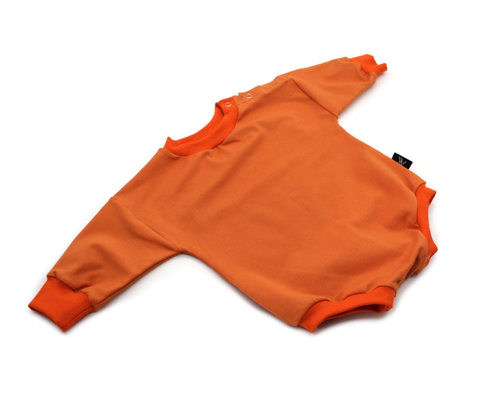 Sweater Romper - Orange Color 1- 3 Years - AnnaKarinna