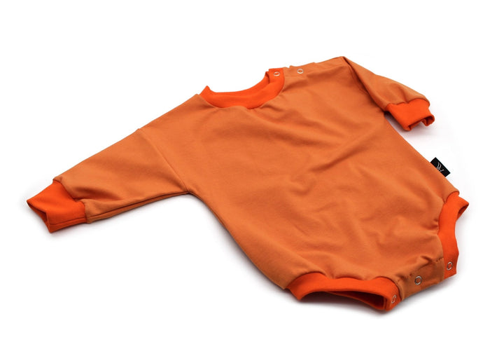 Sweater Romper - Orange Color 1- 3 Years - AnnaKarinna